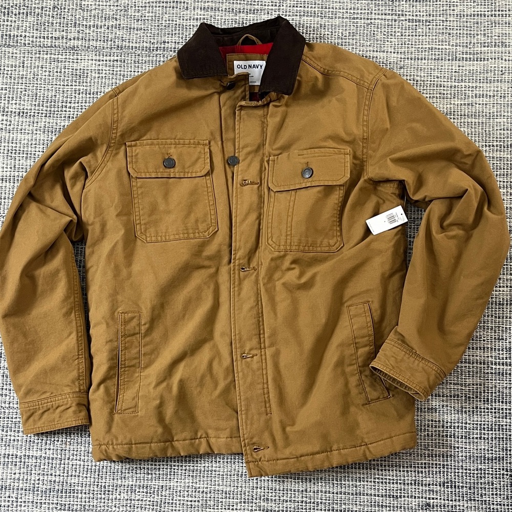 Old Navy insulated barn utility jacket. Canvas carhartt style. NWT. Men’s S
